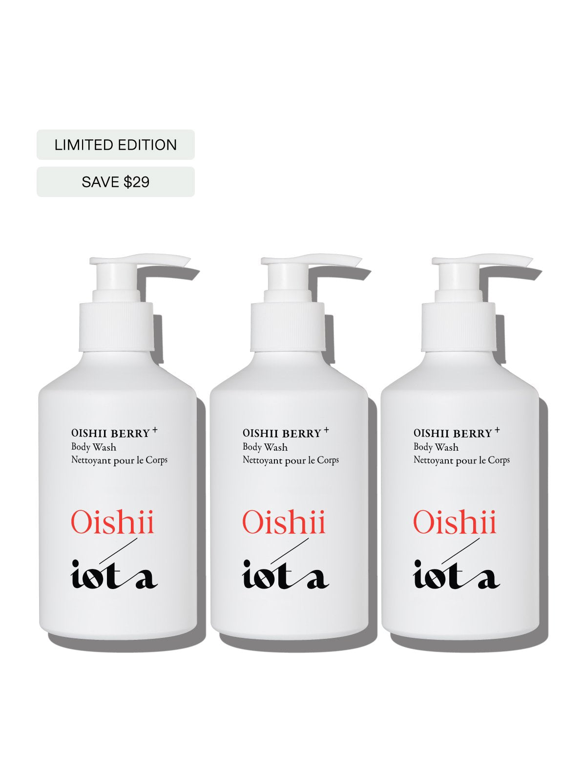 The Oishii Wash Trio