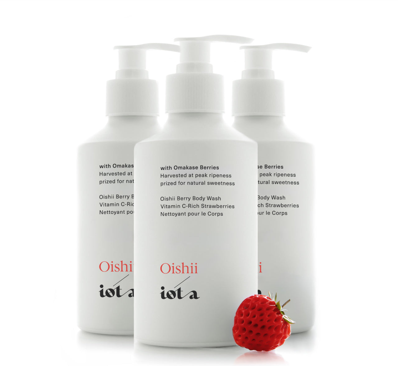 Oishii Berry Body Wash Trio